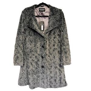 Outdoor Edition by Parkhurst Boiled Wool Oversized Jacket Small Petite NWT
